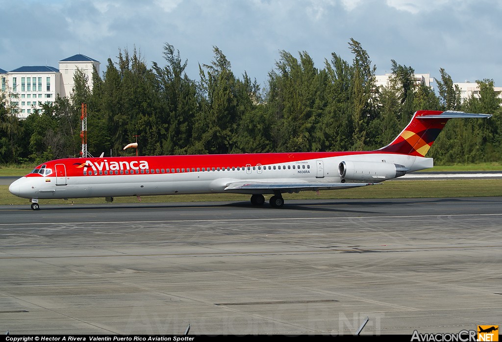 N836RA - McDonnell Douglas MD-83 (DC-9-83) - Avianca Colombia