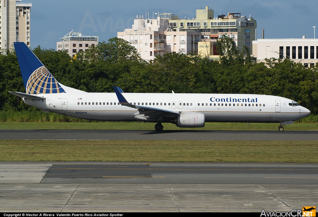 N30401 - Boeing 737-924 - Continental Airlines