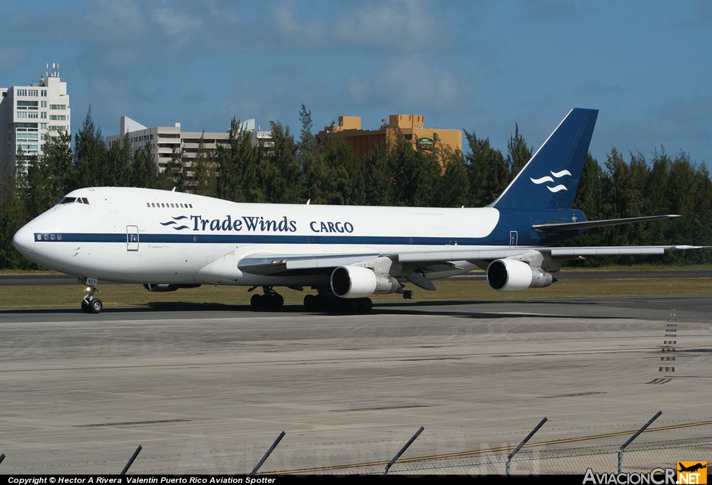N923FT - Boeing 747-2U3B(SF) - Tradewinds Airlines