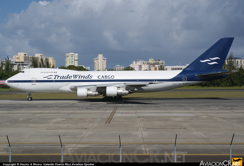 N923FT - Boeing 747-2U3B(SF) - Tradewinds Airlines