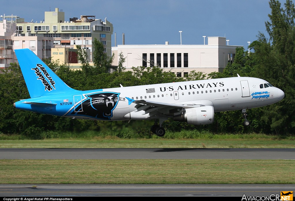 N717UW - Airbus A319-112 - US Airways