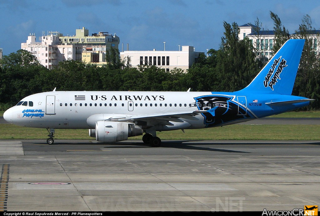 N717UW - Airbus A319-112 - US Airways