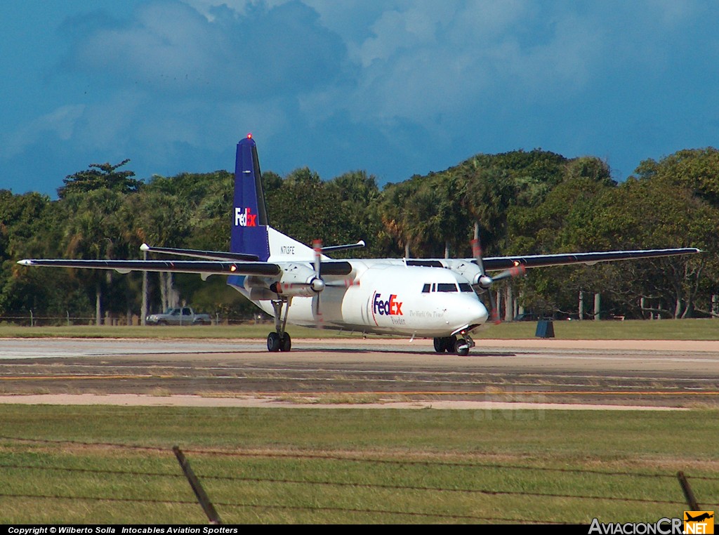 N713FE - Fokker F-27 Friendship - FedEx