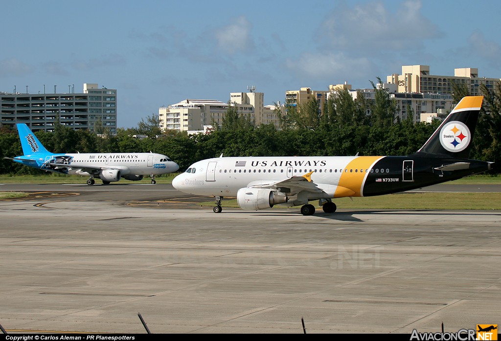 N733UW - Airbus A319-112 - US Airways