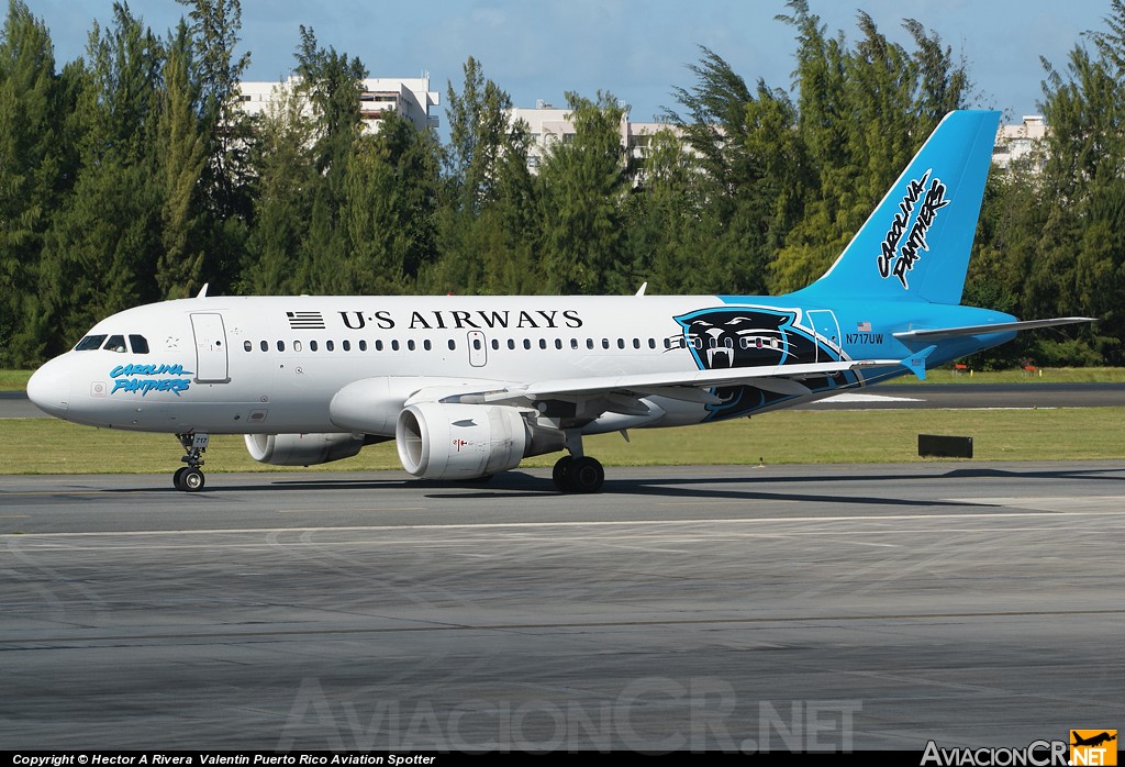 N717UW - Airbus A319-112 - US Airways