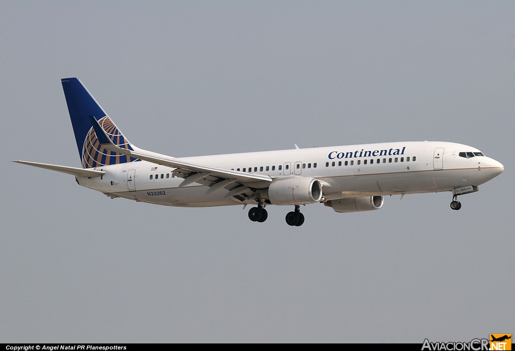 N33262 - Boeing 737-824 - Continental Airlines