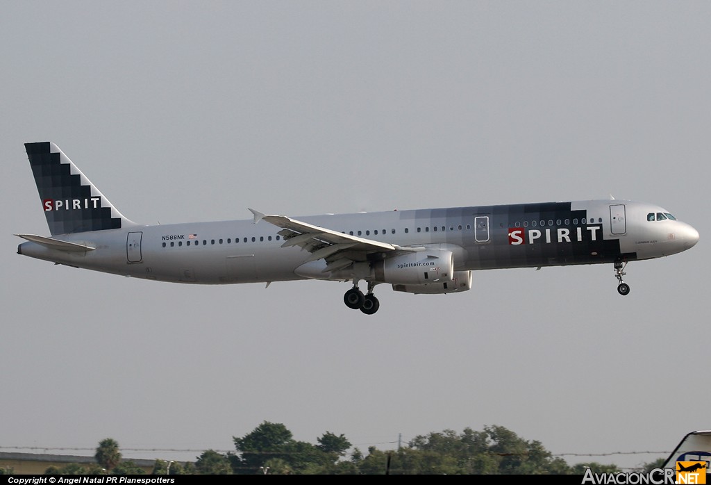 N588NK - Airbus A321-231 - Spirit Airlines