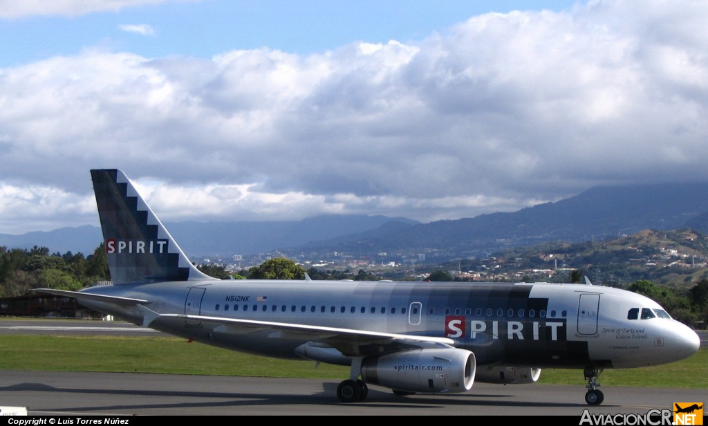 N512NK - Airbus A319-132 - Spirit Airlines