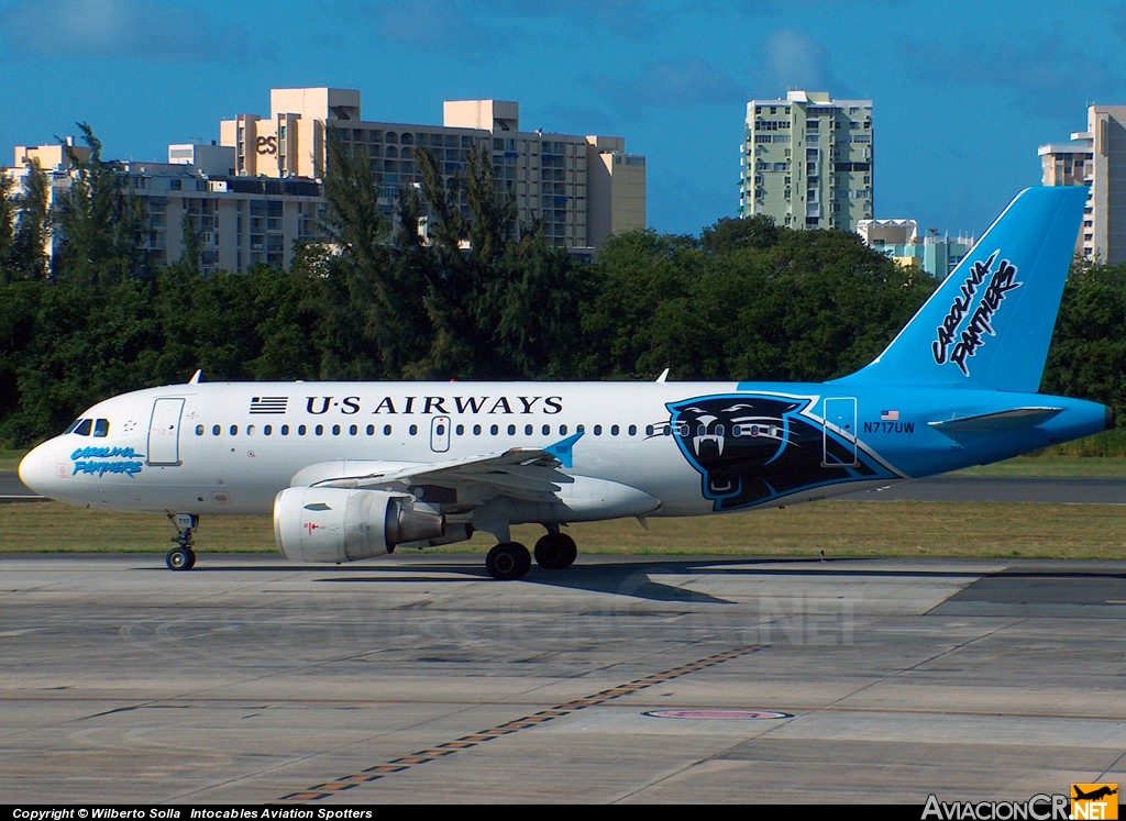 N717UW - Airbus A319-112 - US Airways