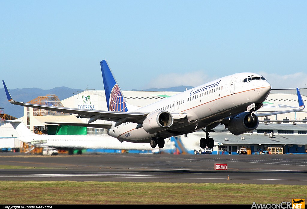 N34222 - Boeing 737-824 - Continental Airlines