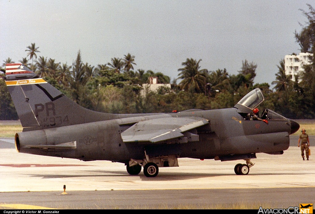 70-0934 - Vought A-7D Corsair II - Puerto Rico National Air Guard