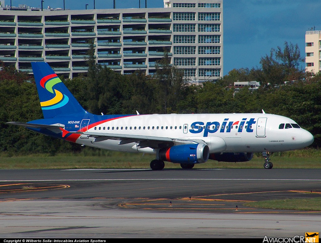 N504NK - Airbus A319-132 - Spirit Airlines