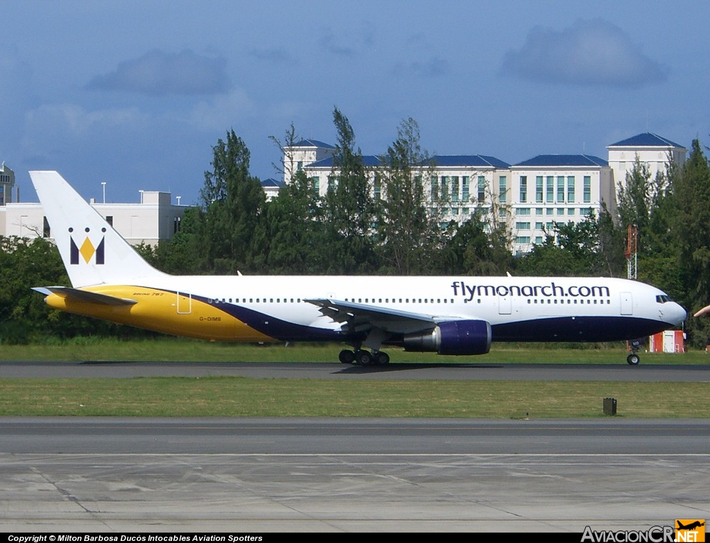 G-DIMB - Boeing 767-31K/ER - Monarch Airlines