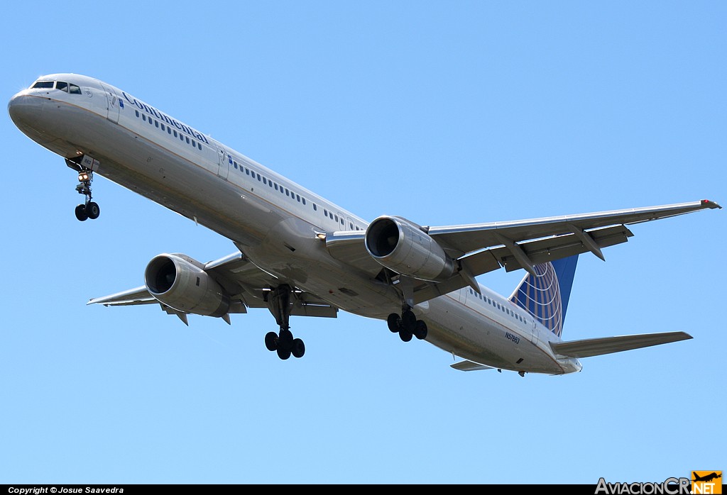 N57863 - Boeing 757-33N - Continental Airlines