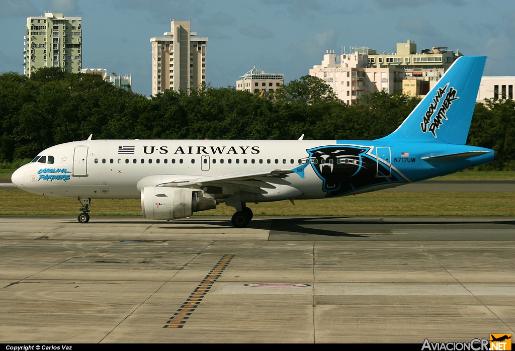 N717UW - Airbus A319-112 - US Airways