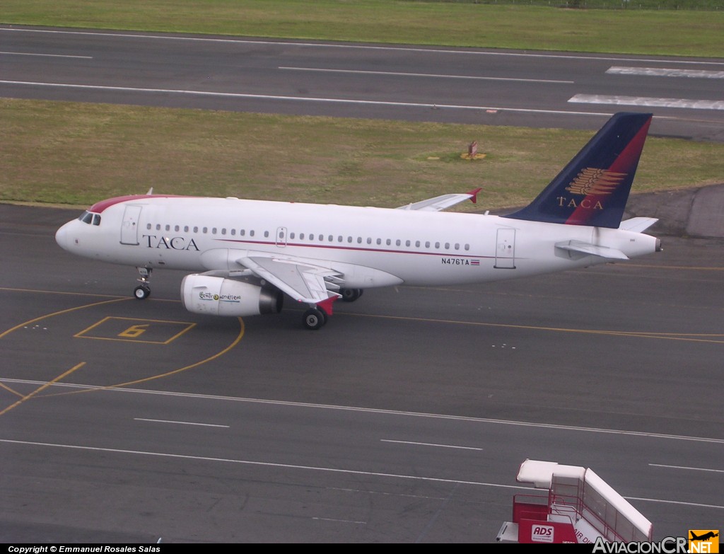 N476TA - Airbus A319-132 - TACA