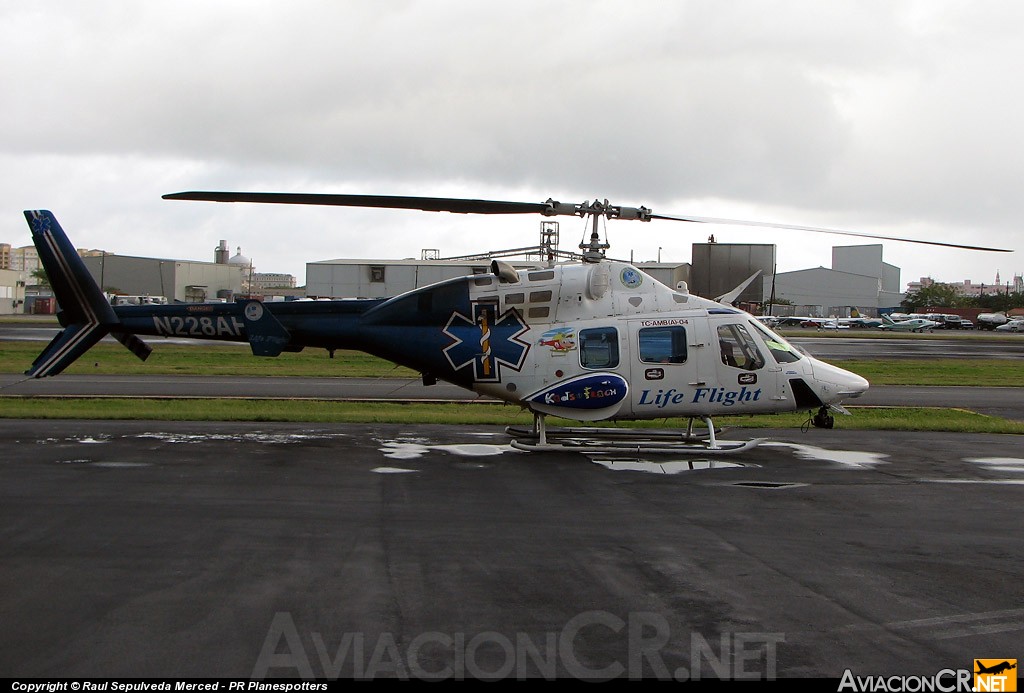 N228AH - Bell 222UT - Life Flight