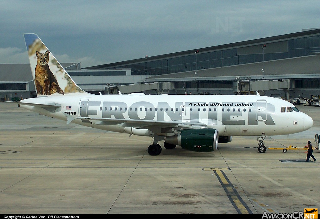 N807FR - Airbus A318-111 - Frontier Airlines