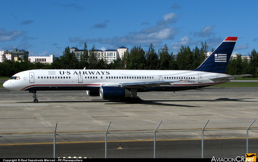 N918UW - Boeing 757-225 - US Airways