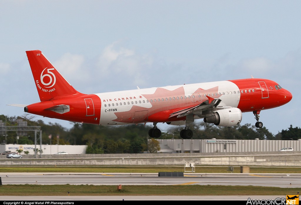 C-FFWN - Airbus A320-211 - Air Canada