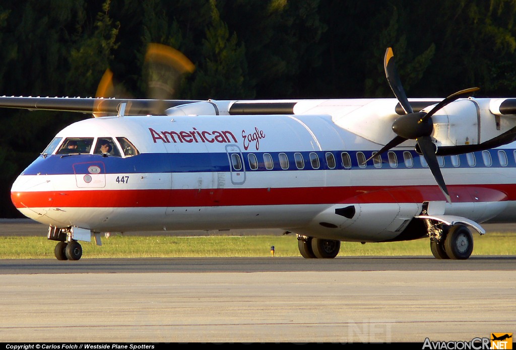 N447AT - ATR 72-200 - American Eagle