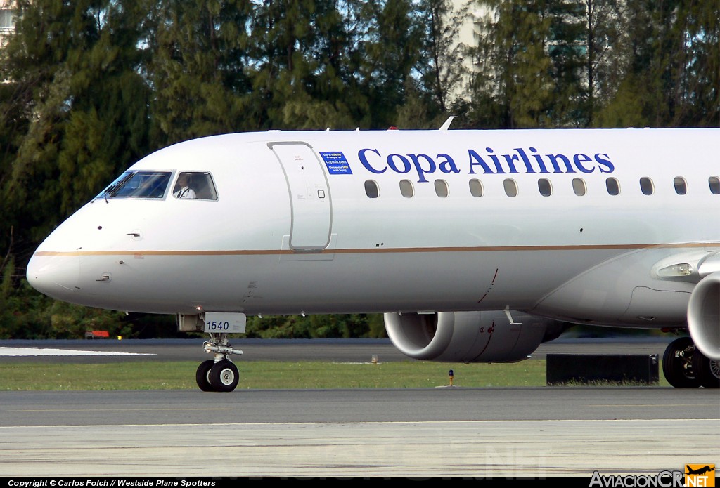 HP-1540CMP - Embraer 190-100IGW - Copa Airlines