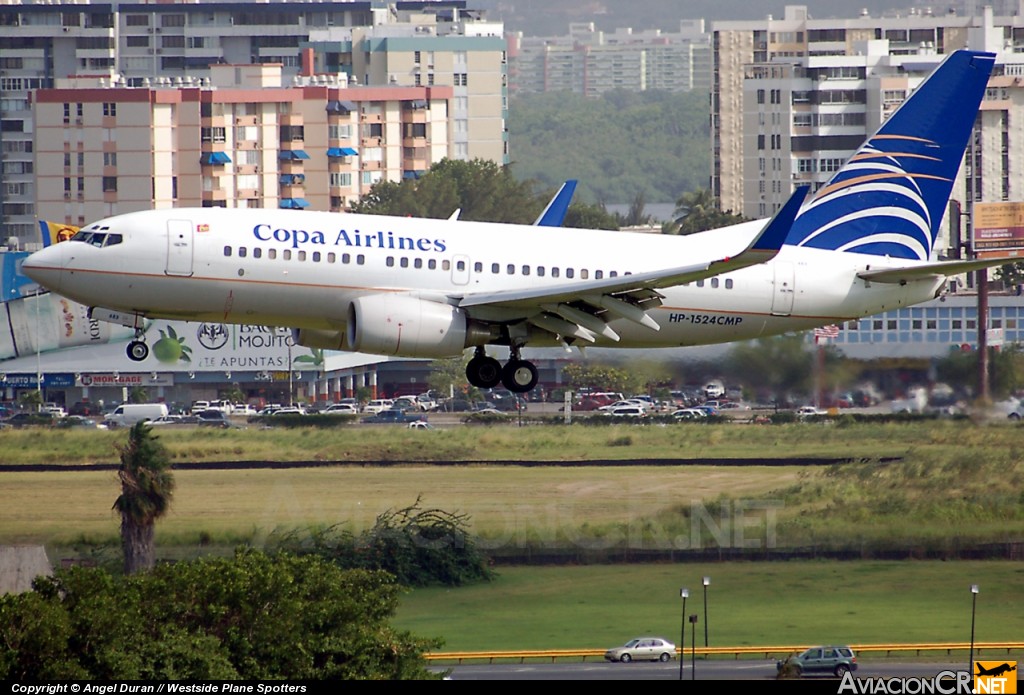 HP-1524CMP - Boeing 737-7V3 - Copa Airlines