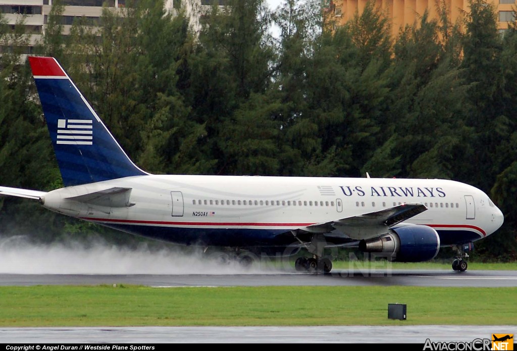N250AY - Boeing 767-201(ER) - US Airways