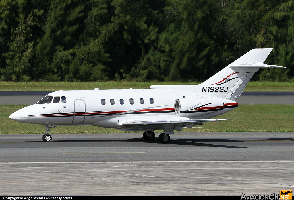 N192SJ - Raytheon Hawker 800B - Hawker 192 Corp.