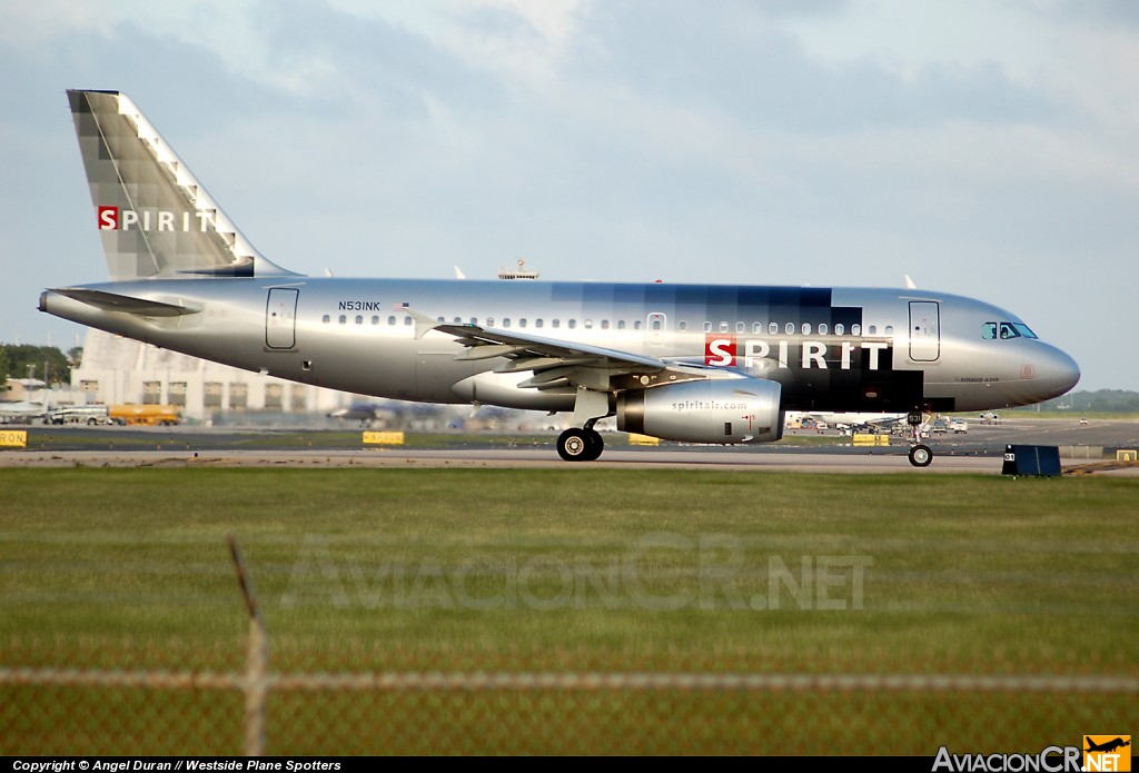 N531NK - Airbus A319-132 - Spirit Airlines