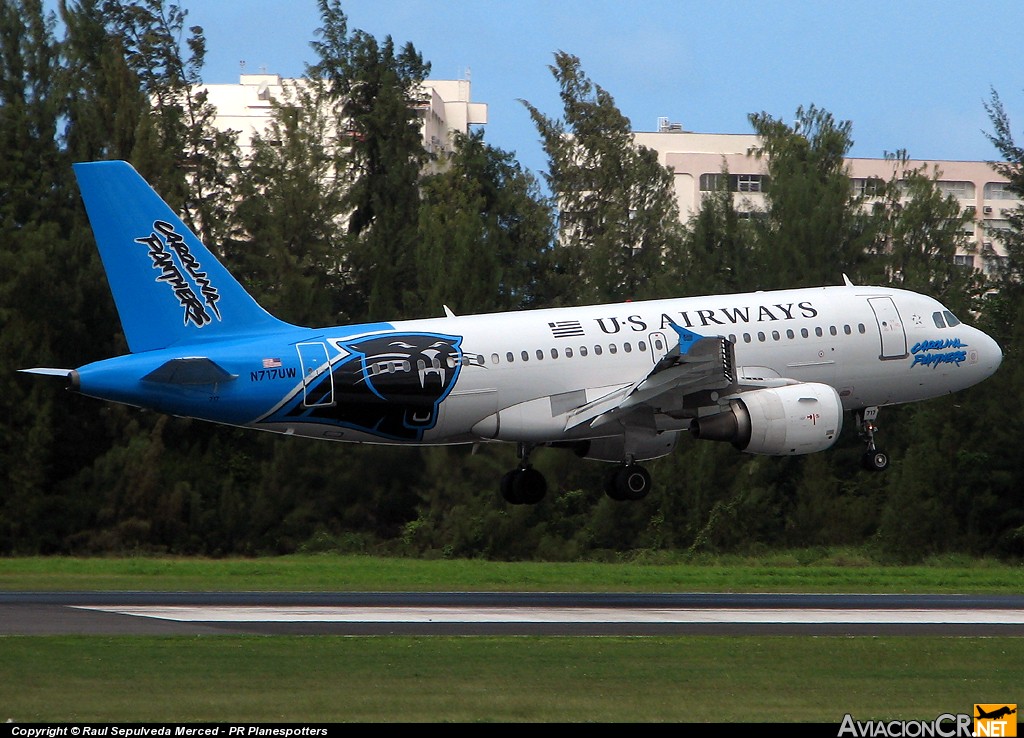 N717UW - Airbus A319-112 - US Airways