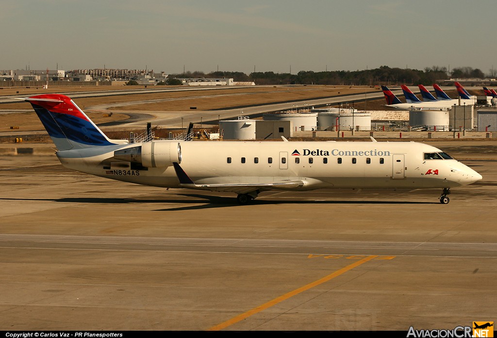 N834AS - Canadair CL-600-2B19 Regional Jet CRJ-200ER - Delta Connection