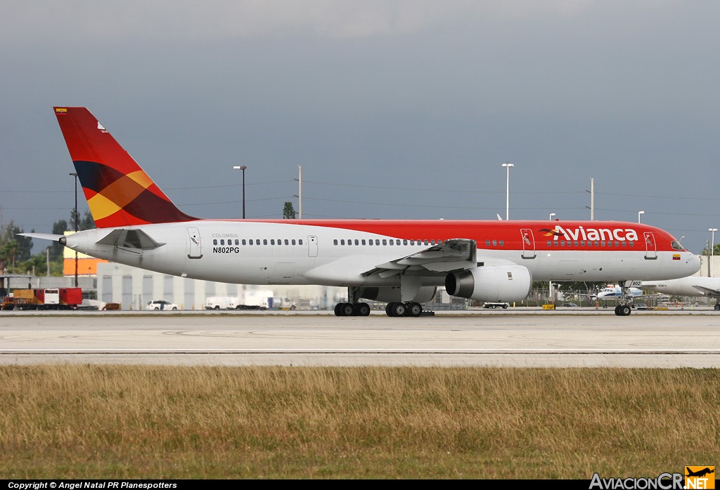 N802PG - Boeing 757-21B - Avianca Colombia