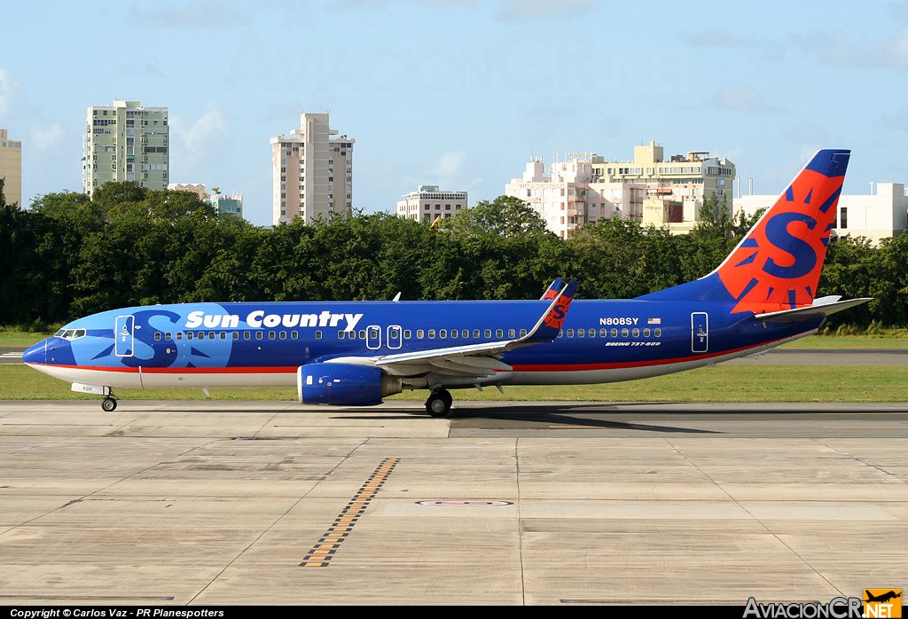 N808SY - Boeing 737-8BK - Sun Country