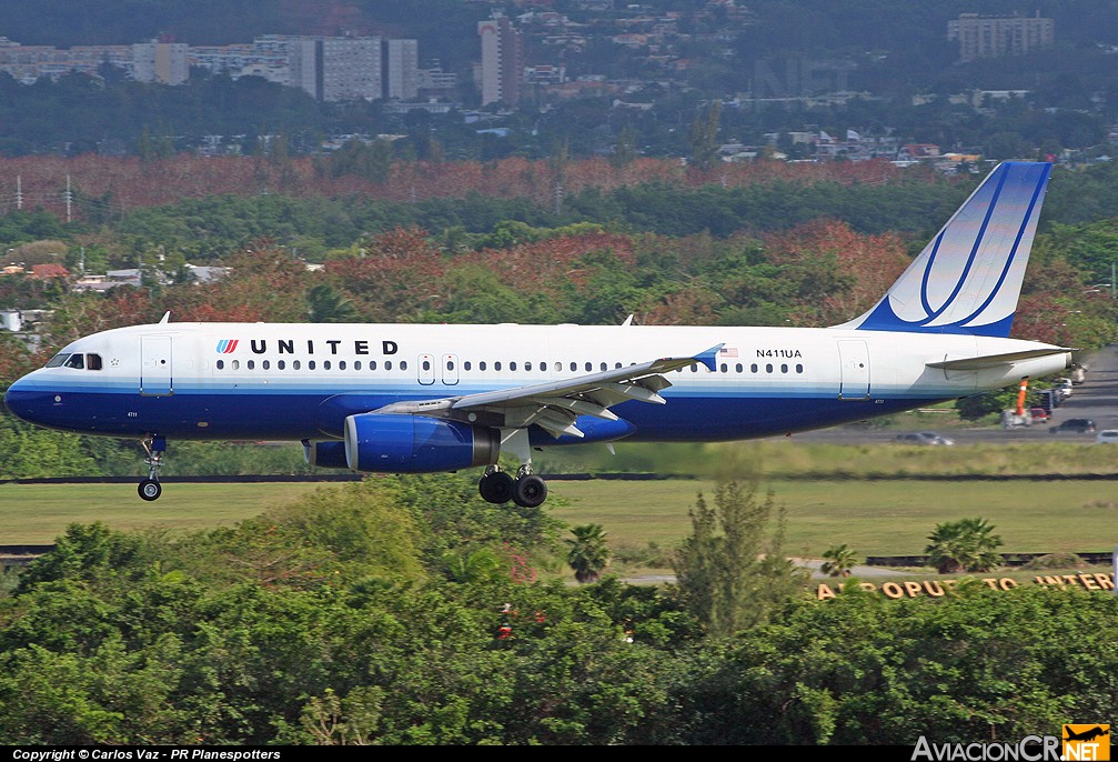 N411UA - Airbus A320-100 - United Airlines