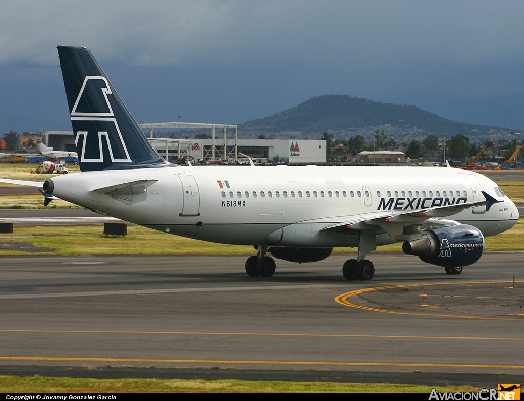 N618MX - Airbus A319-112 - Mexicana