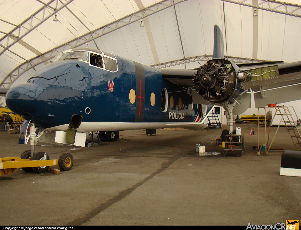 MSP002 - De Havilland Canada C-7A Caribou - Ministerio de Seguridad Pública - Costa Rica