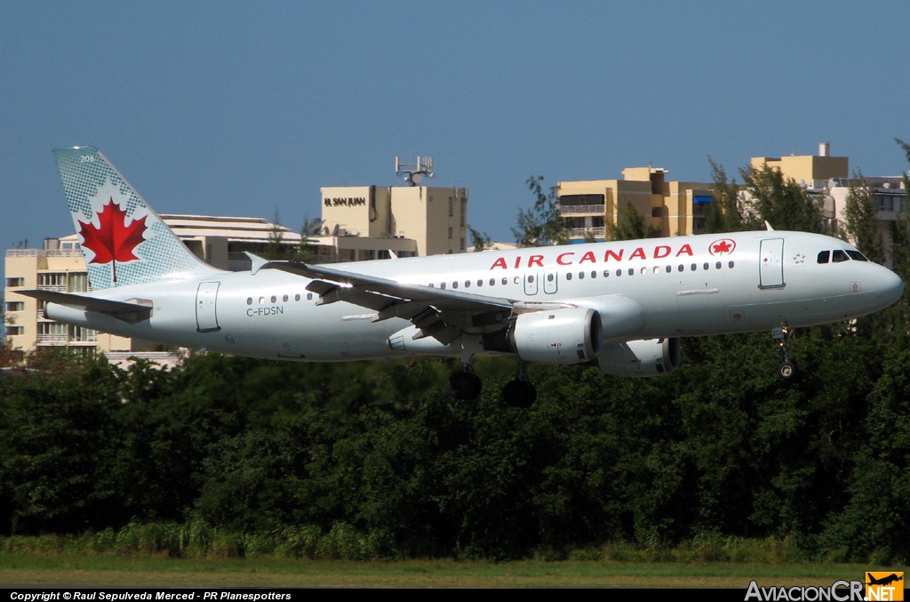 C-FDSN - Airbus A320-211 - Air Canada
