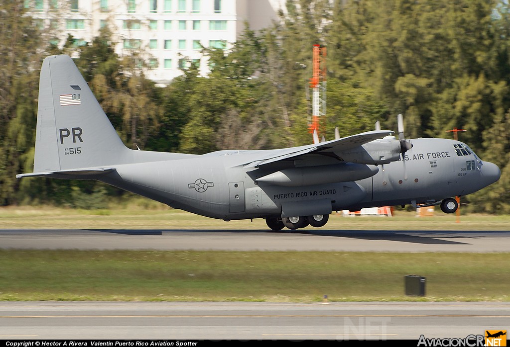 64-0515 - Lockheed C-130E Hercules - USAF - United States Air Force - Fuerza Aerea de EE.UU