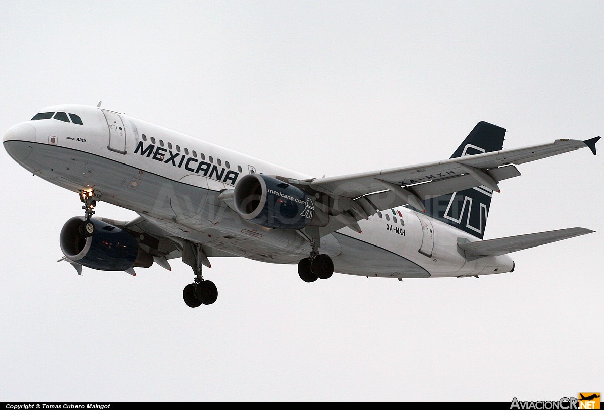 XA-MXH - Airbus A319-112 - Mexicana