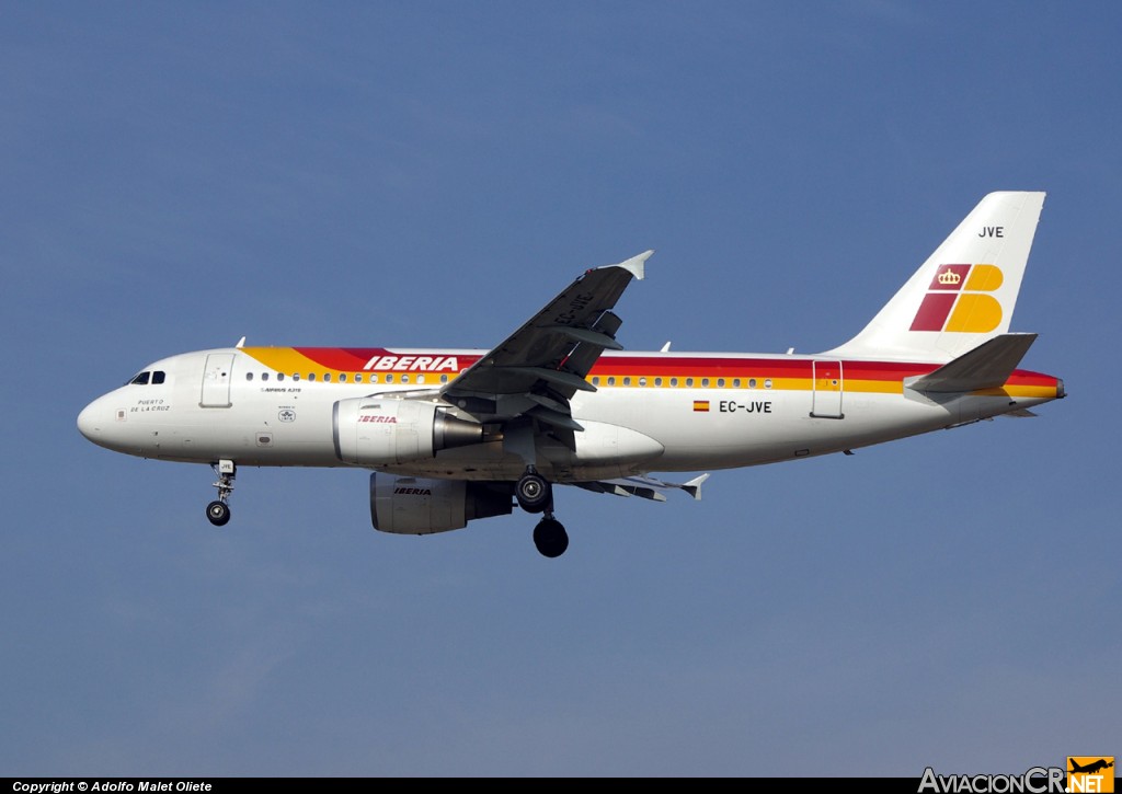 EC-JVE - Airbus A319-111 - Iberia