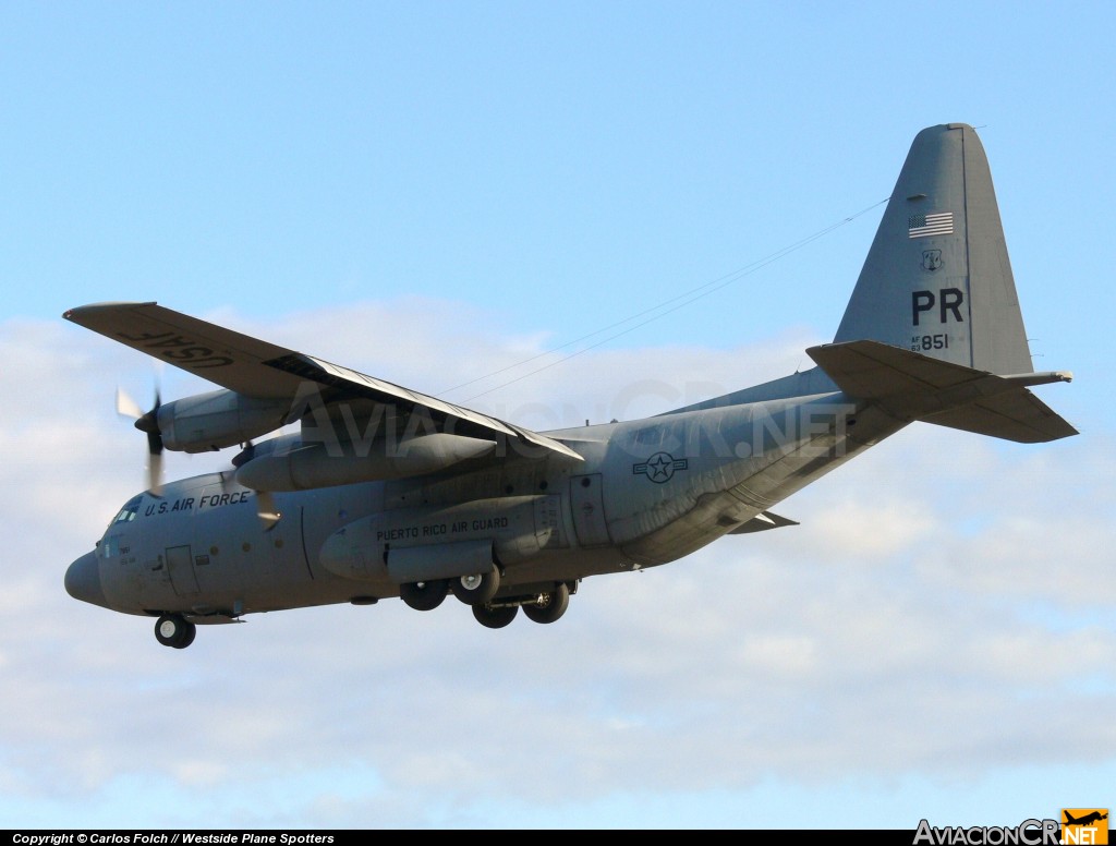 63-7851 - Lockheed C-130E Hercules (L-382) - Puerto Rico National Air Guard