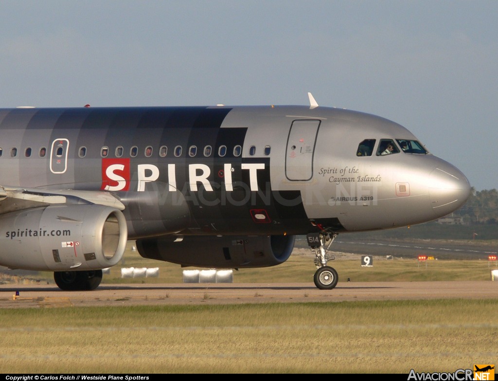 N514NK - Airbus A319-112 - Spirit