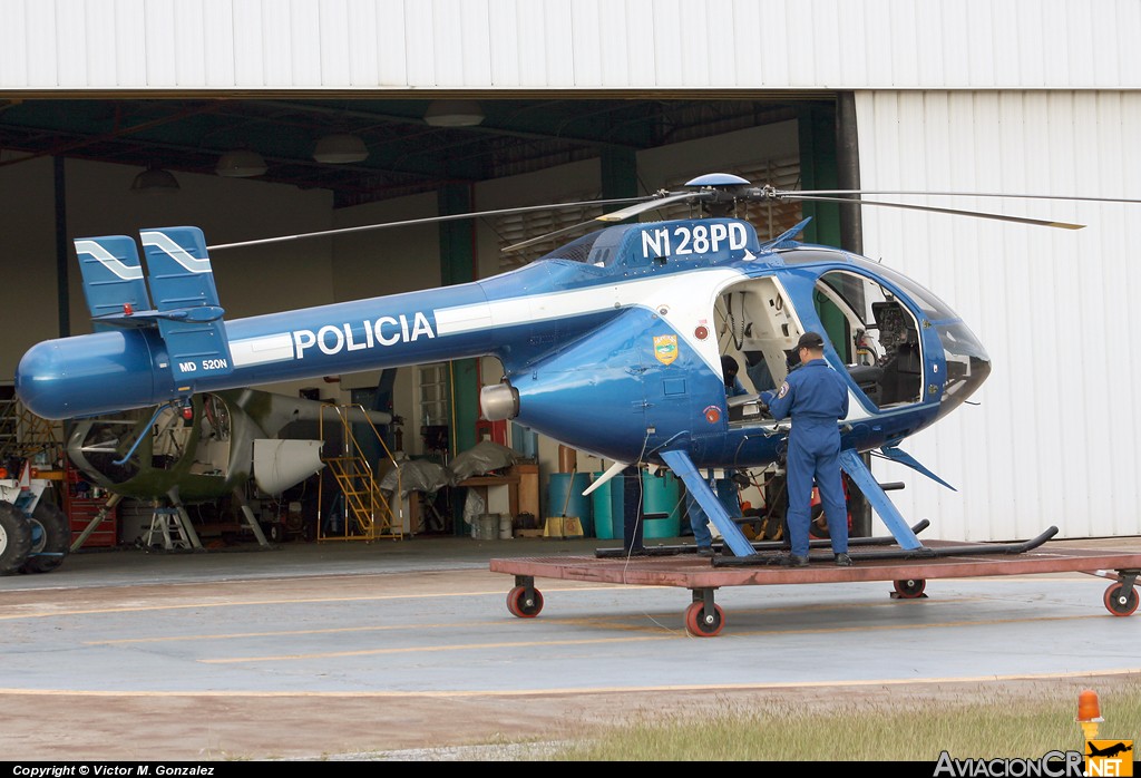 N128PD - McDonnell Douglas MD-520N/530N (H-6) - Policia de Puerto Rico