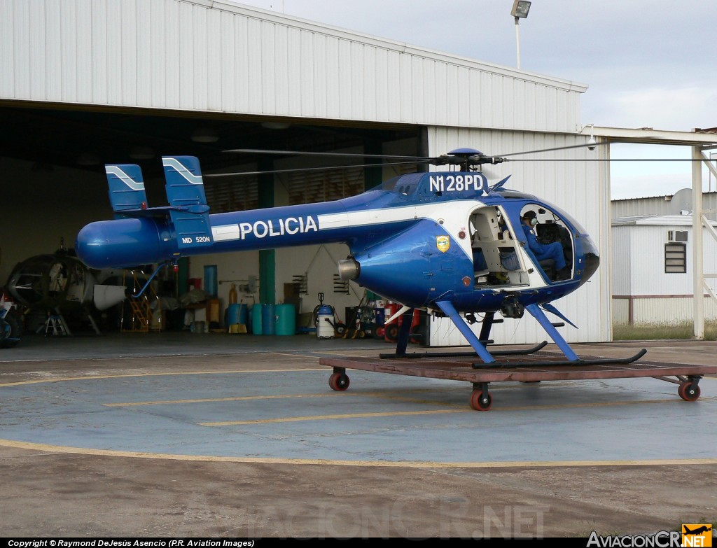 N128PD - McDonnell Douglas MD-520N/530N (H-6) - Policia de Puerto Rico