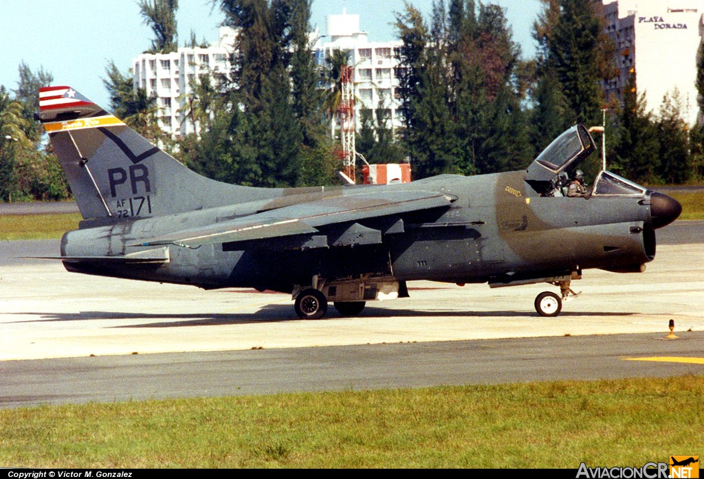 72-0171 - Vought A-7D Corsair II - Puerto Rico National Air Guard
