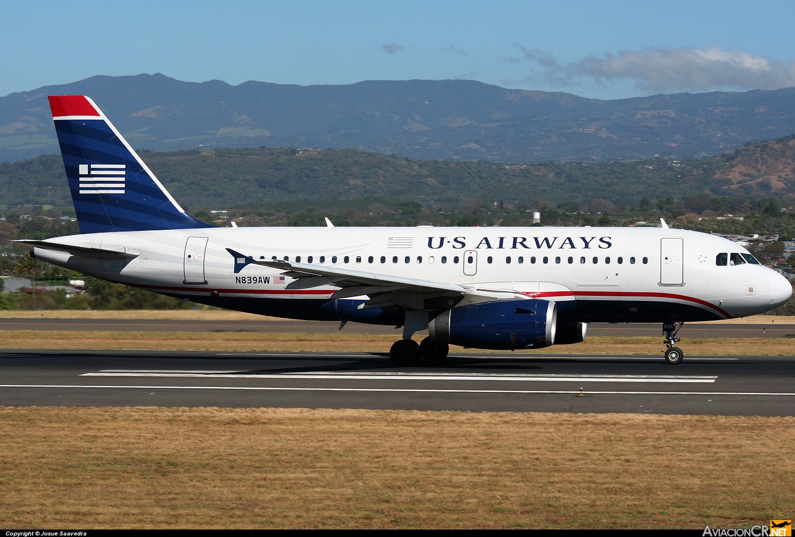 N839UW - Airbus A319-132 - US Airways