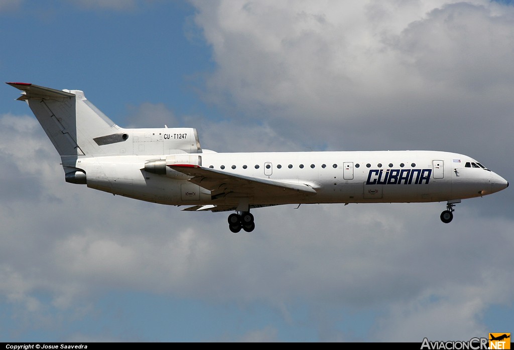 CU-T1247 - Yakovlev YAK-42D - Cubana de Aviación