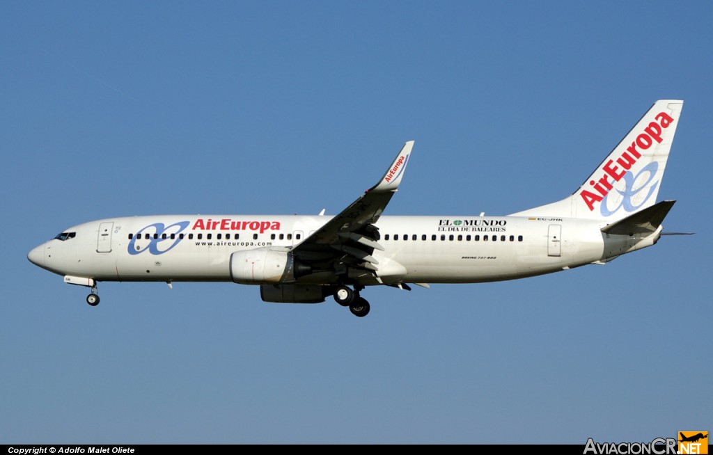 EC-JHK - Boeing 737-85P - Air Europa