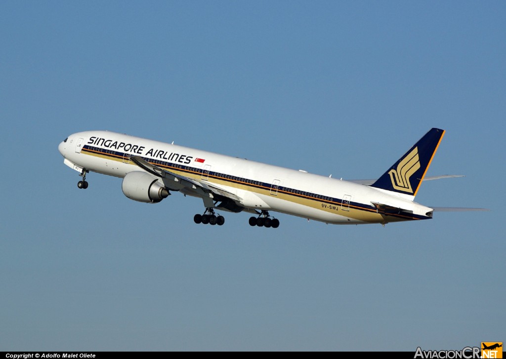 9V-SWJ - Boeing 777-312/ER - Singapore Airlines